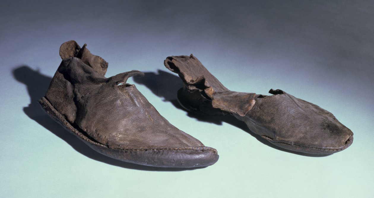 Boty, anglosaské, cca 5.-10. století (kůže) od Anglo Saxon