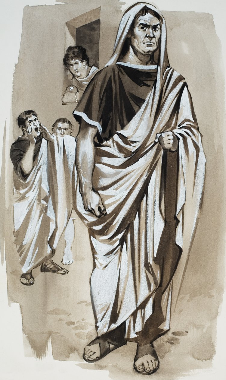 "Cato the Killjoy" (kvaš na papíře) od Angus McBride