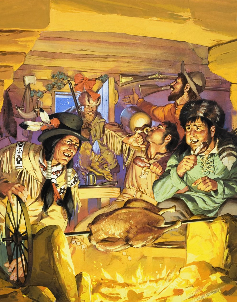 Díkůvzdání ve 40. letech 19. století. od Angus McBride