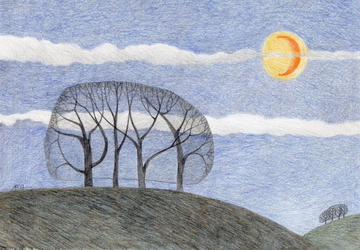 Magický měsíc, 2017 od Anna Phillips