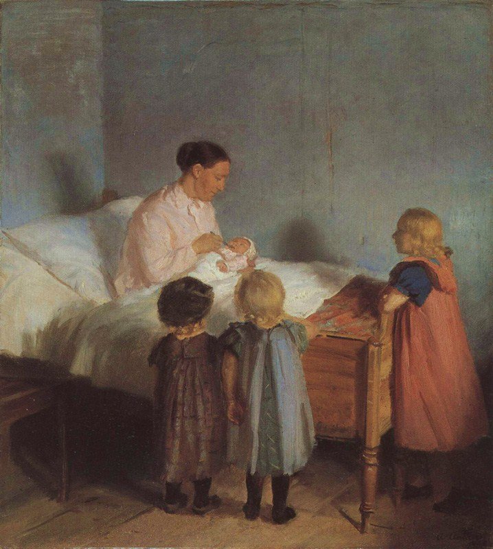 Malý bratr od Anna Ancher