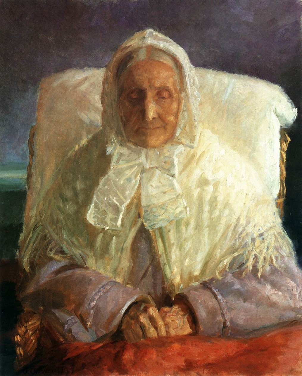 Portrét Anny Hedwig Brndum od Anna Ancher