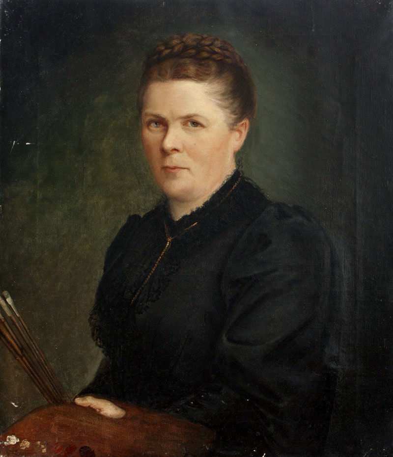 Autoportrét od Anna Stainer Knittel