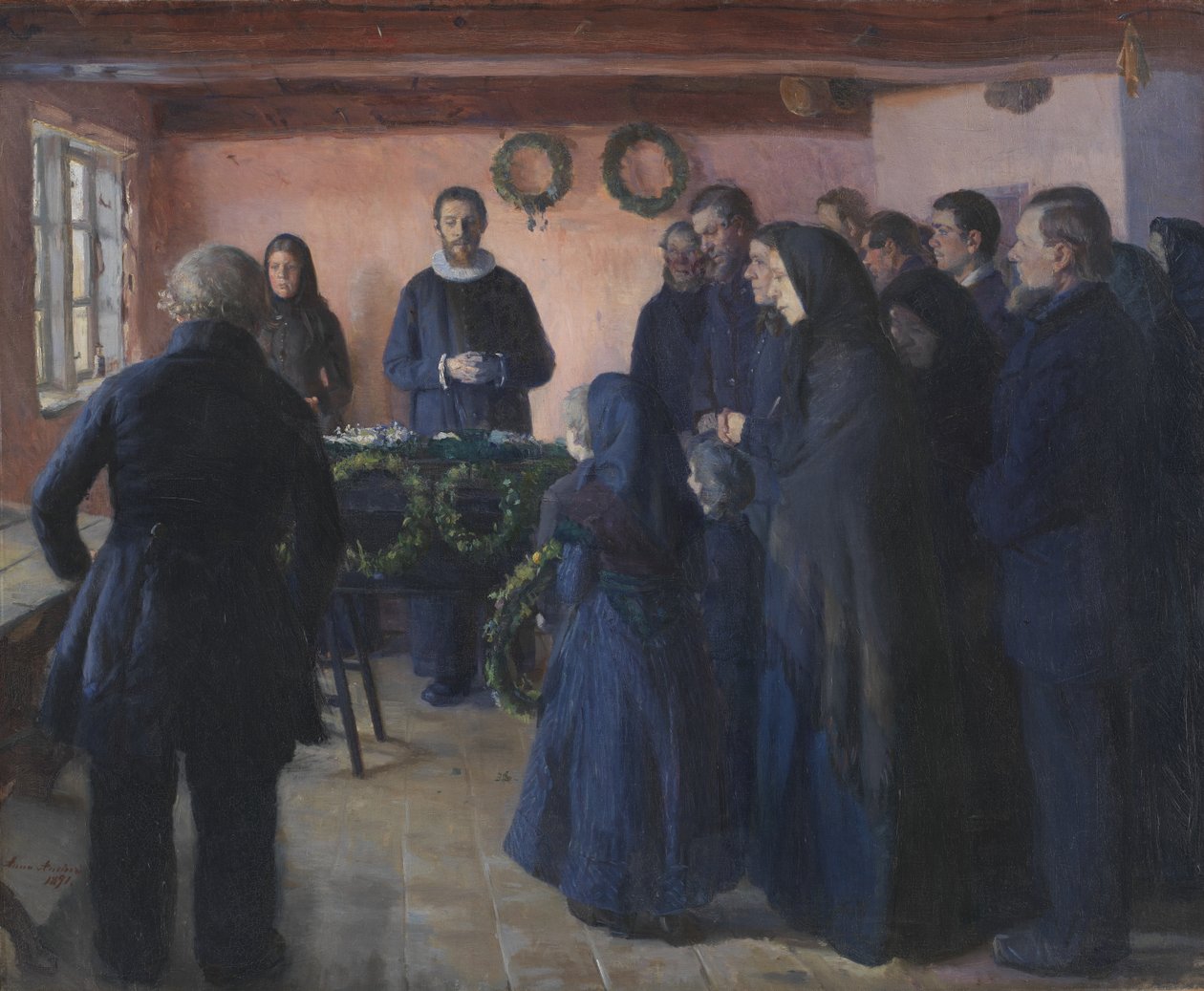 Pohřeb od Anna Ancher
