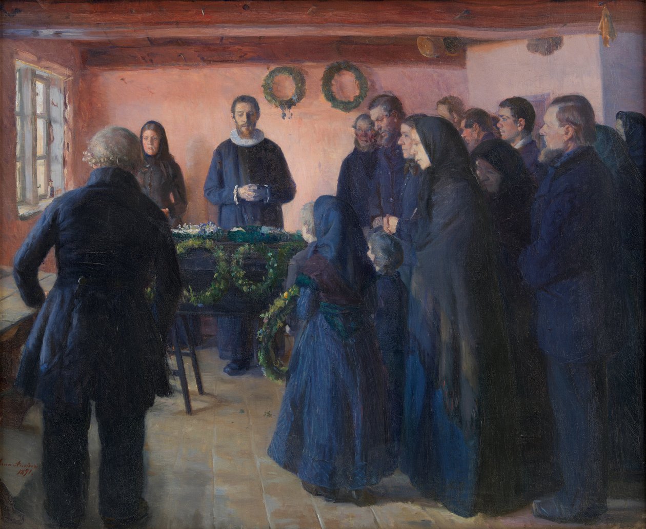 Pohřeb od Anna Ancher