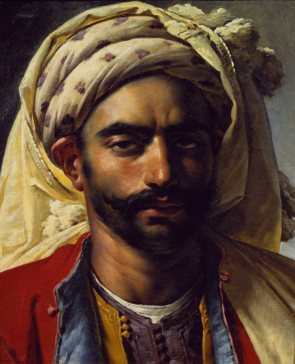 Portrét Mustafy od Anne Louis Girodet de Roucy Trioson