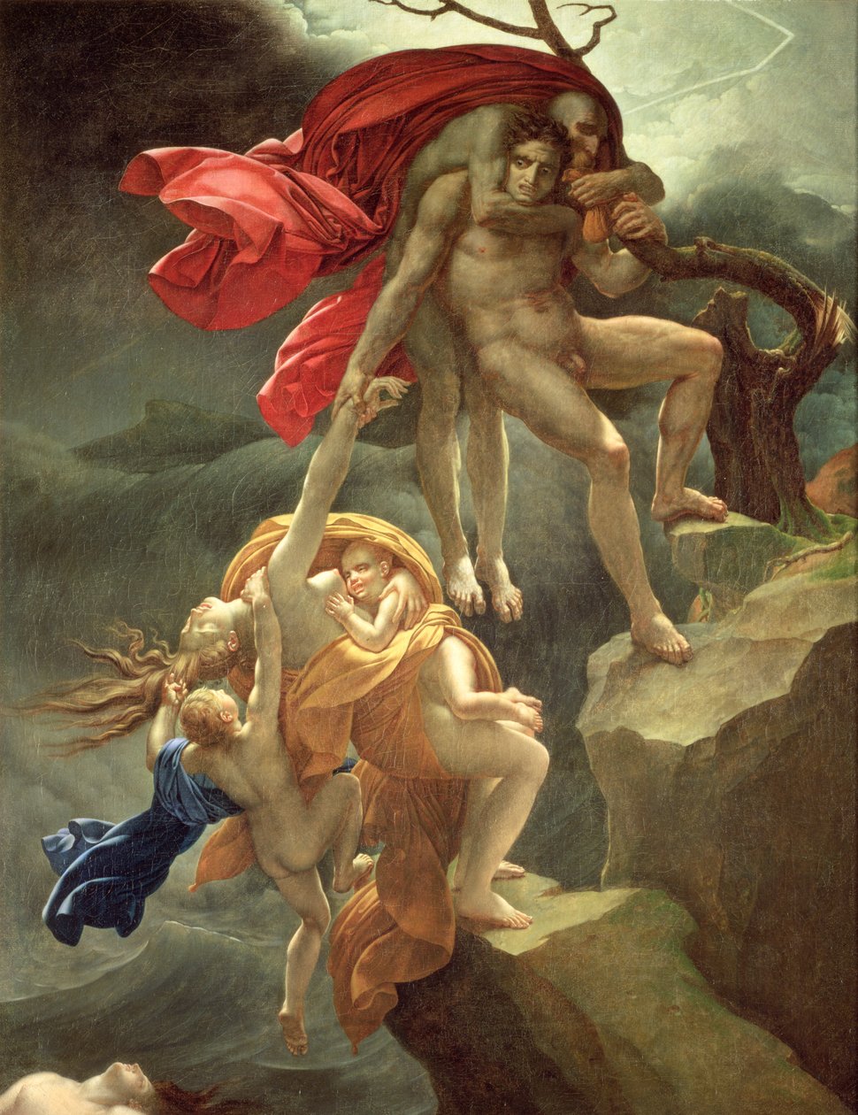 Potopa, kolem roku 1806 od Anne Louis Girodet de Roucy Trioson