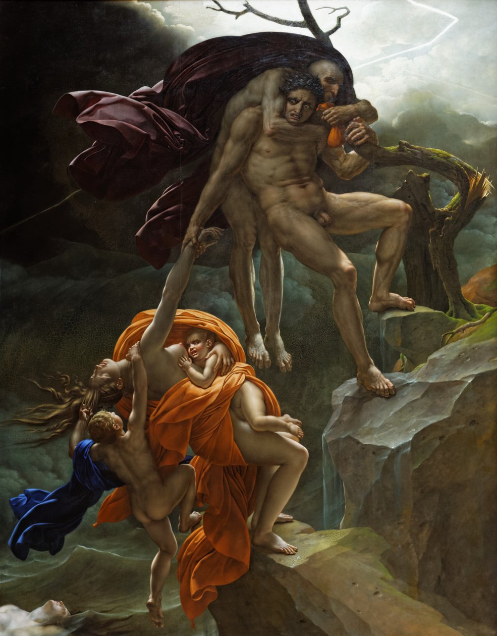 Scéna potopy od Anne Louis Girodet de Roussy Trioson