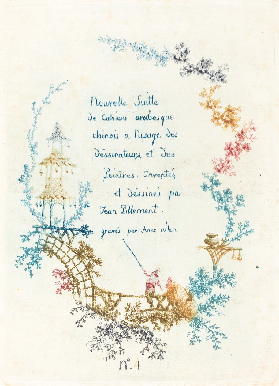 Titulní strana od Anne Allen after Jean Baptiste Pillement