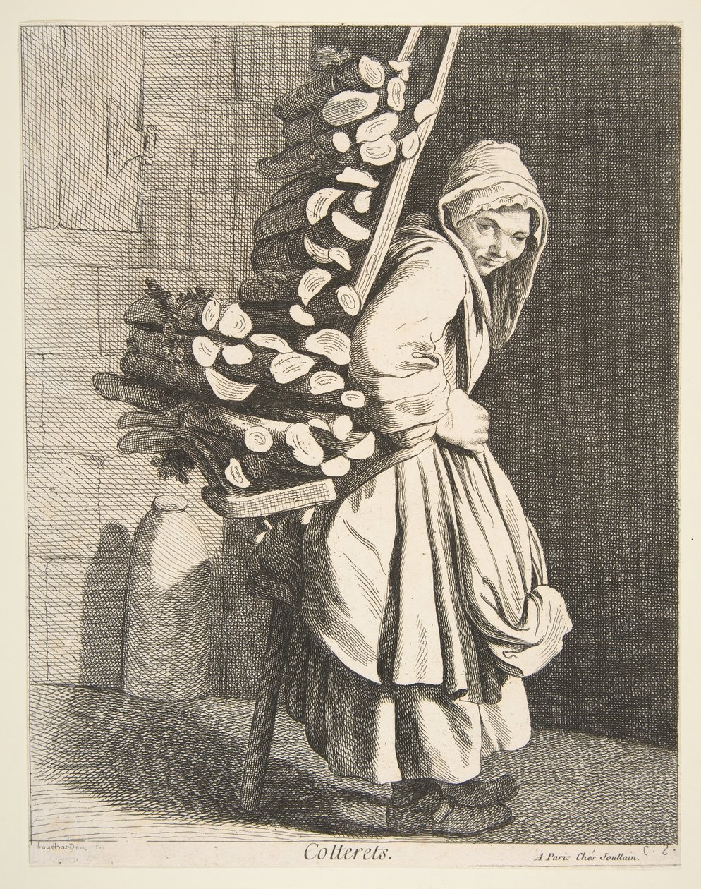 Prodejce palivového dřeva, 1746. od Anne Claude Philippe de Caylus
