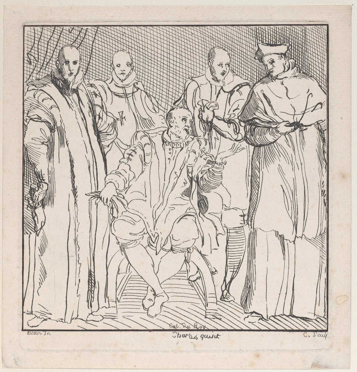 Karel V., 18. století. od Anne Claude Philippe de Caylus