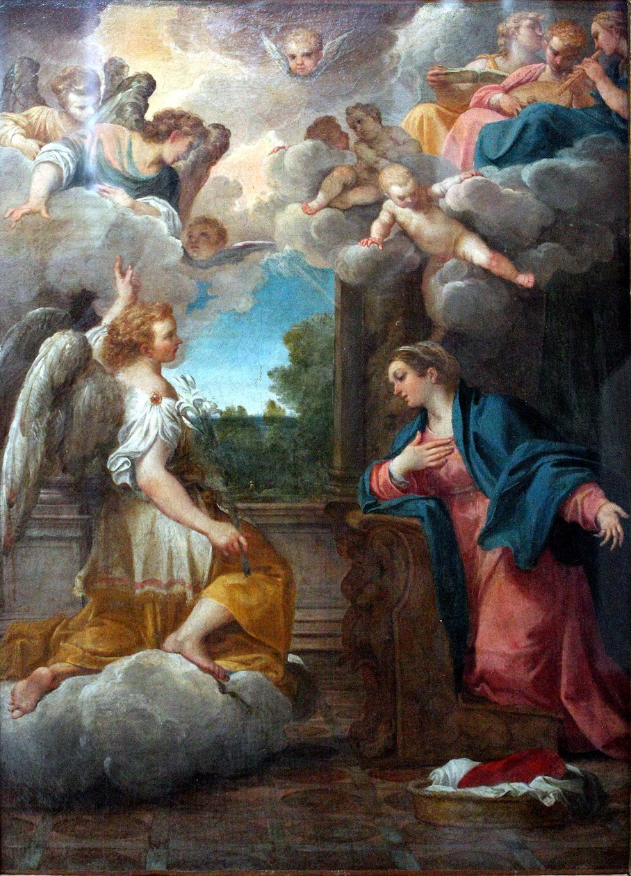 Zvěstování od Annibale Carracci