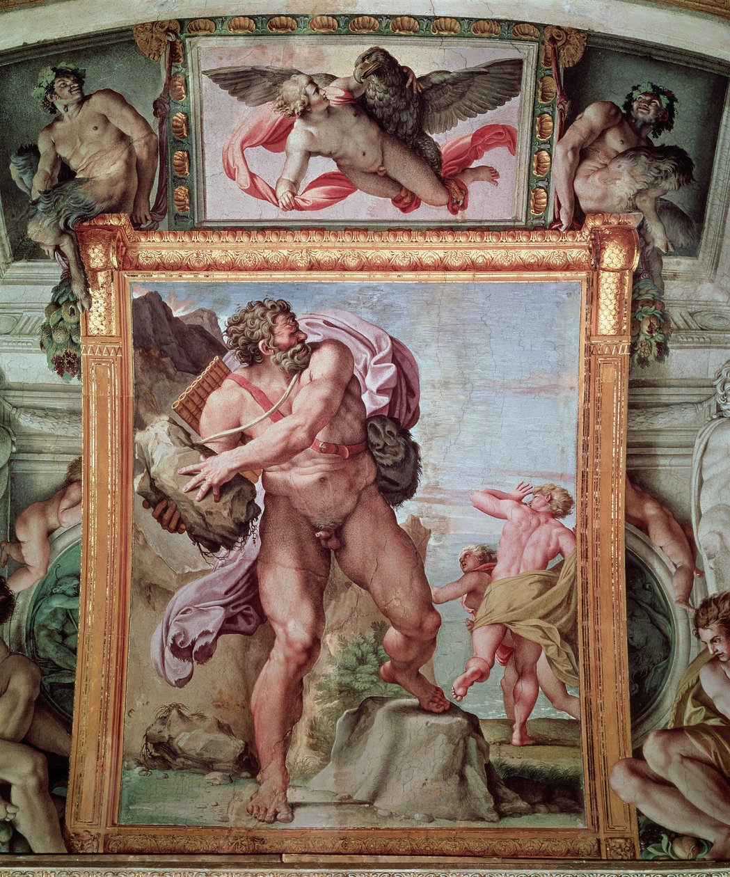 Polyphemus Attacking Acis and Galatea, 1597-1604 (detail z 