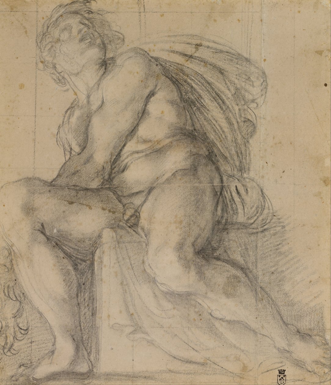 Studujte na ignudo od Annibale Carracci