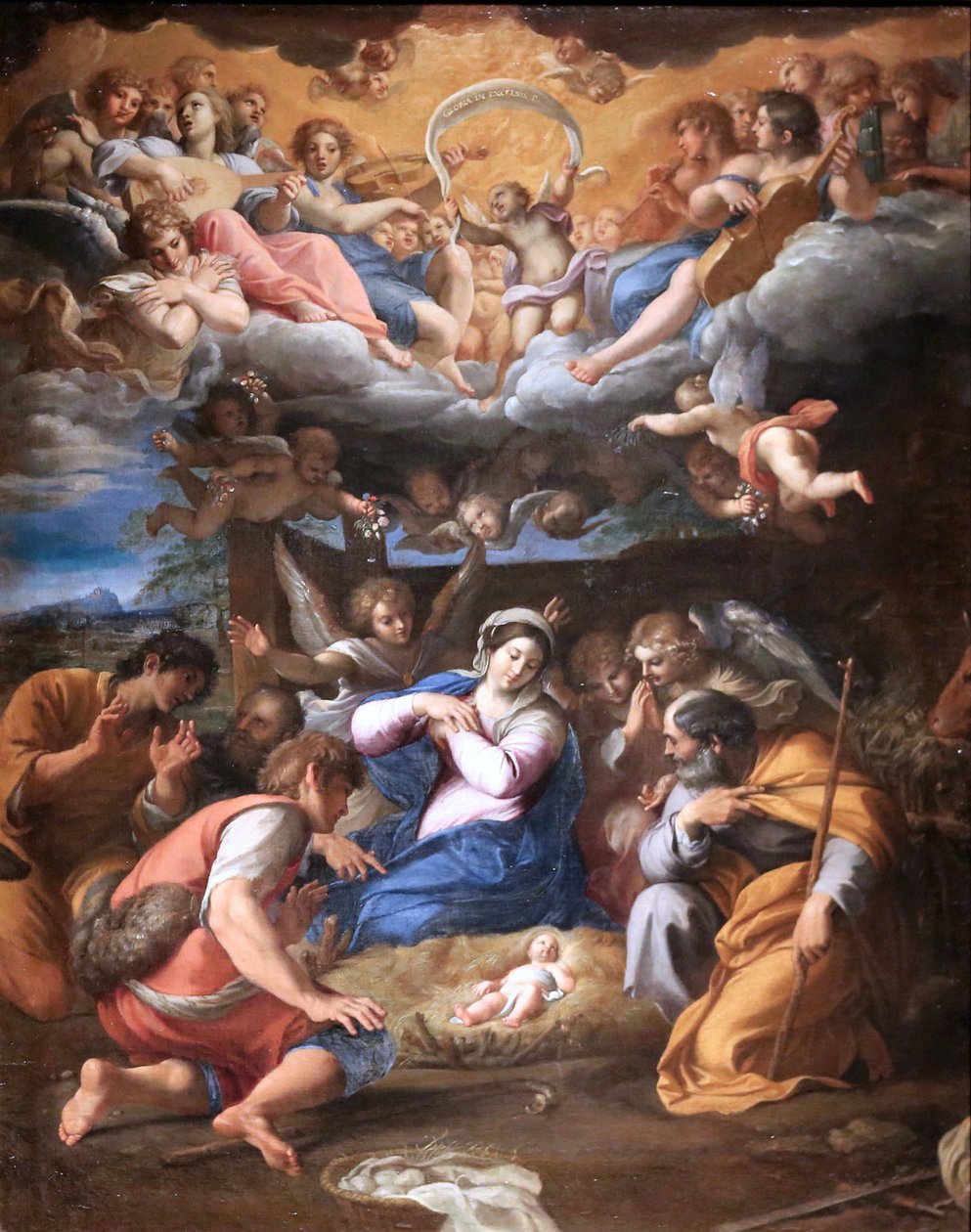 Klanění pastýřů od Annibale Carracci