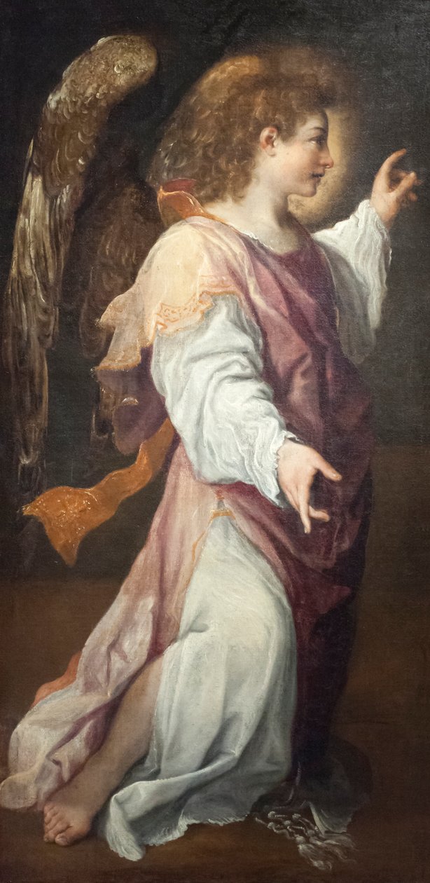 archanděl Gabriel od Annibale Carracci
