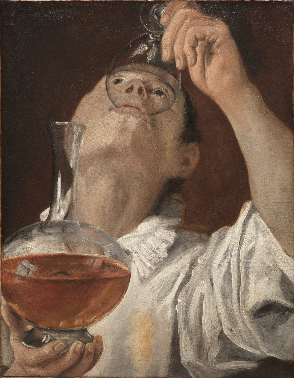 Chlapec pijící, 1582-1583. od Annibale Carracci