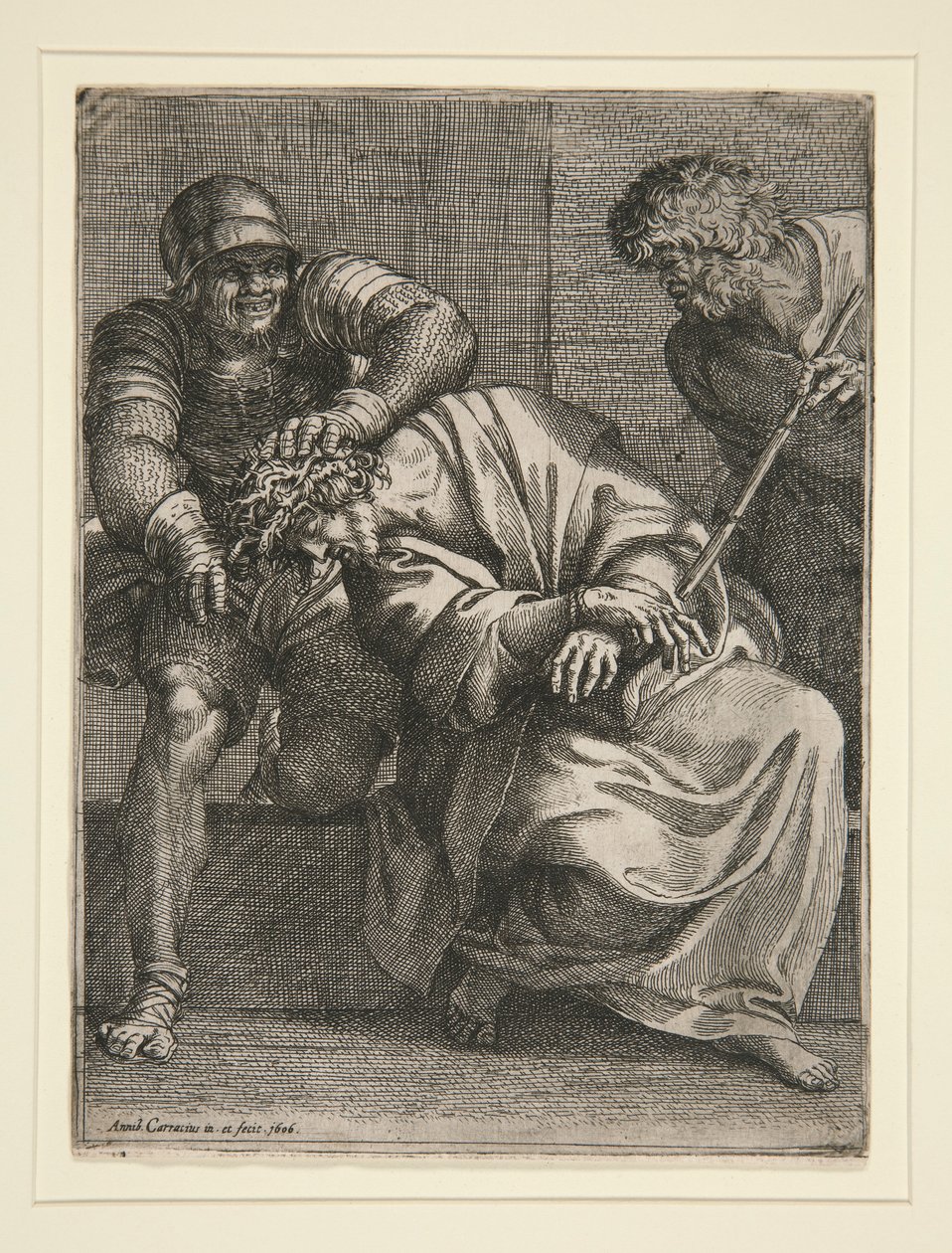 Kristus korunovaný trním od Annibale Carracci