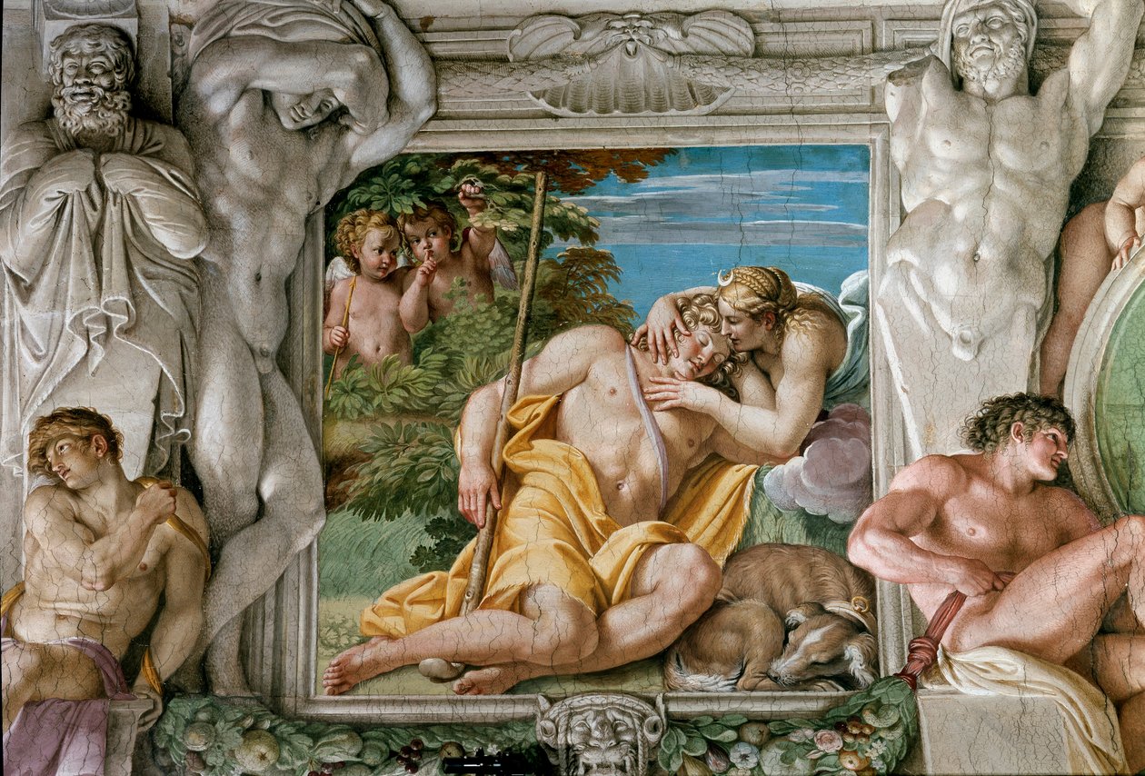 Diana a Endymion (Fresco od Annibale Carracci