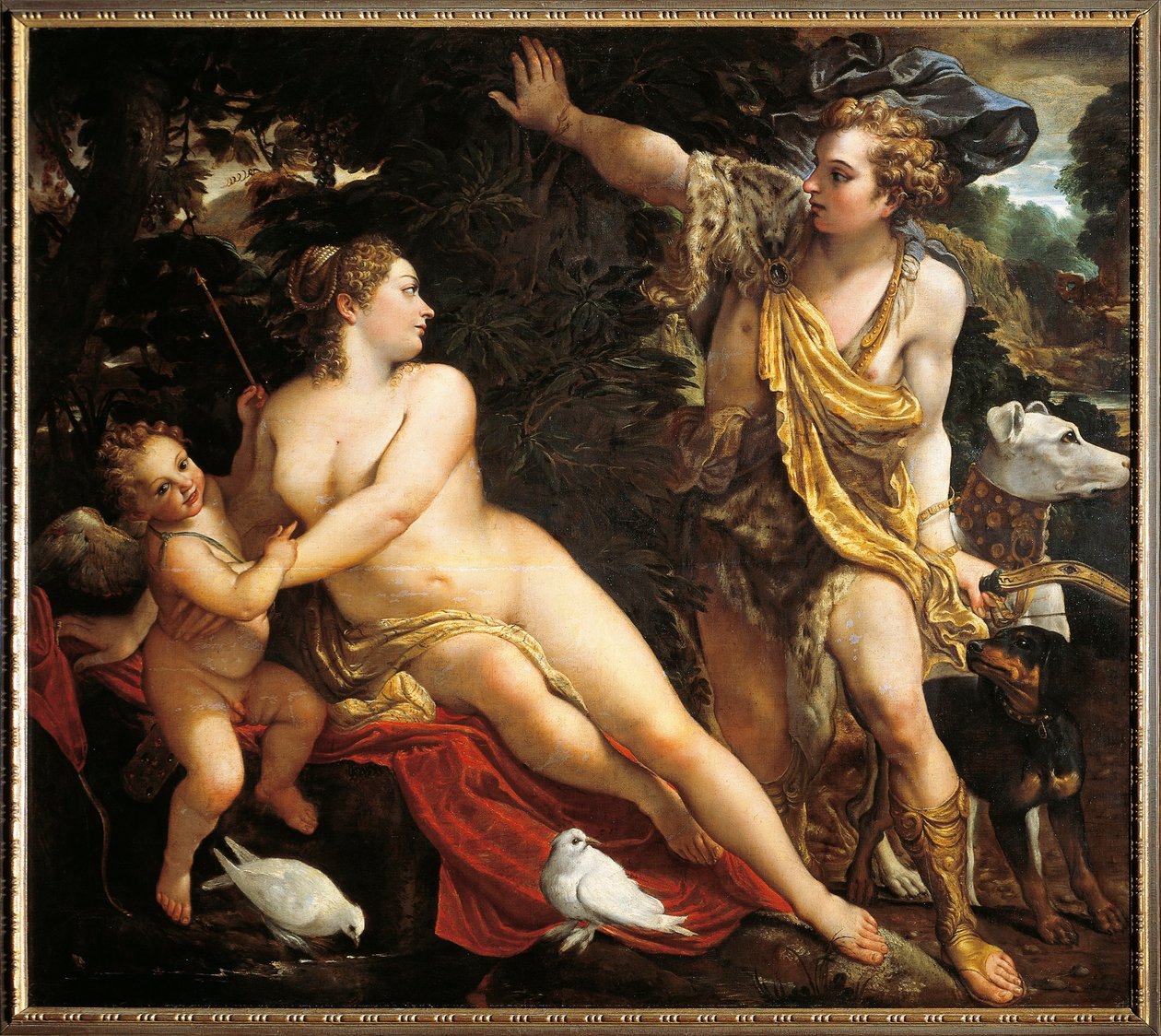Německo, Vídeň, Venuše a Adonis od Annibale Carracci