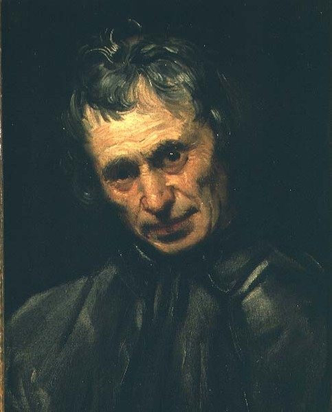 Hlava starého muže od Annibale Carracci