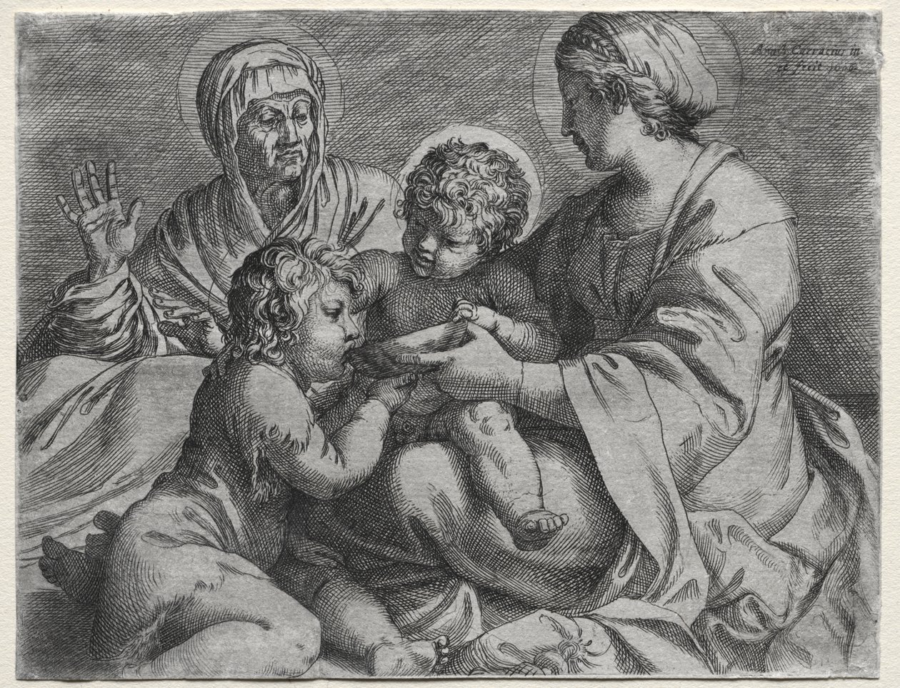 Madonna s mísou od Annibale Carracci