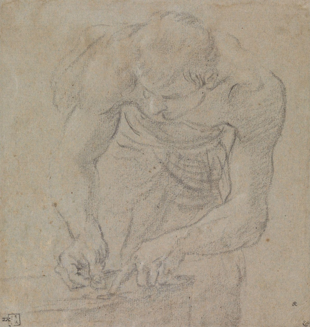 Muž počítající mince od Annibale Carracci