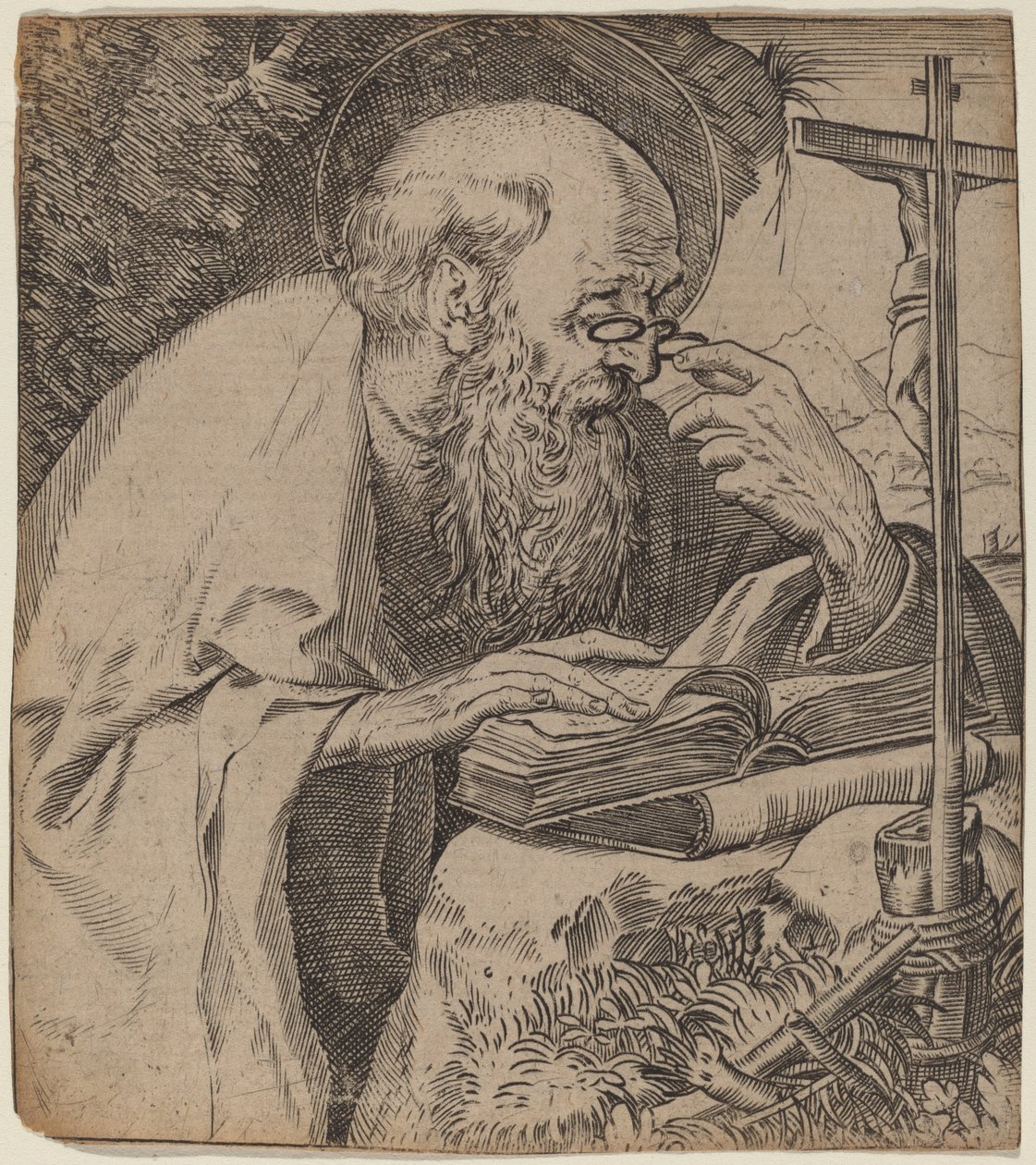 Svatý Jeroným od Annibale Carracci