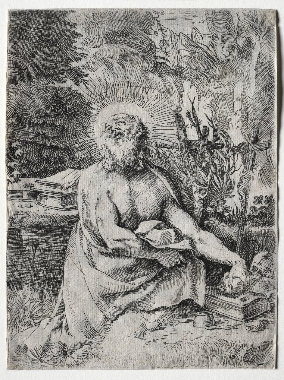Svatý Jeroným, c. 1591. od Annibale Carracci