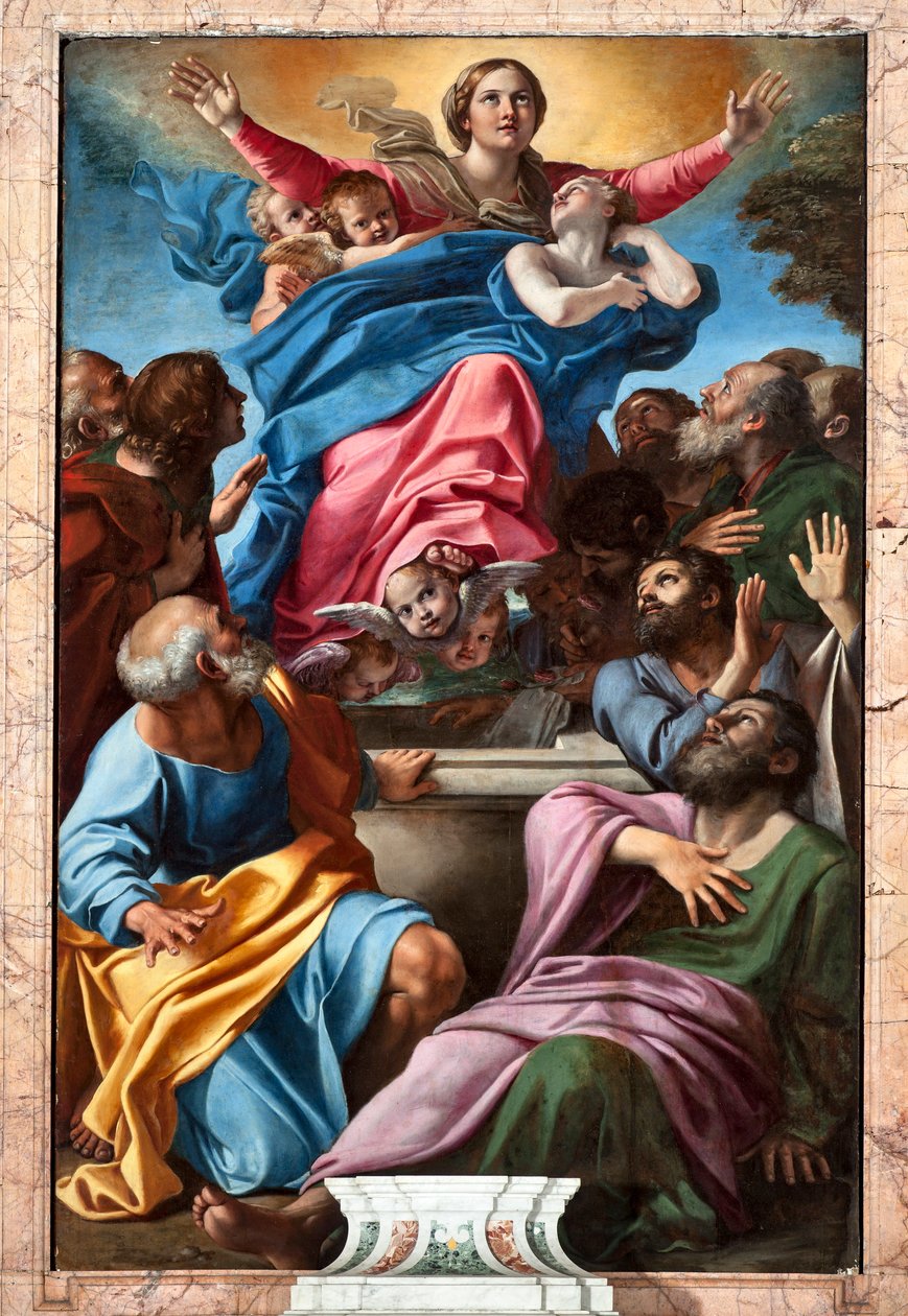 Nanebevzetí Panny Marie (obraz od Annibale Carracci