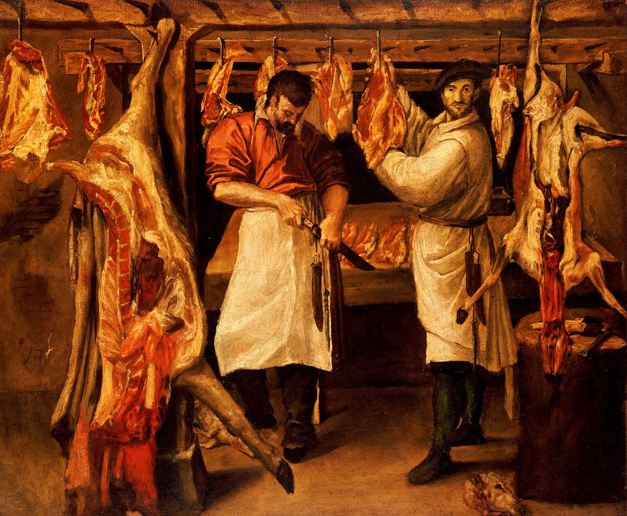 Řeznictví od Annibale Carracci