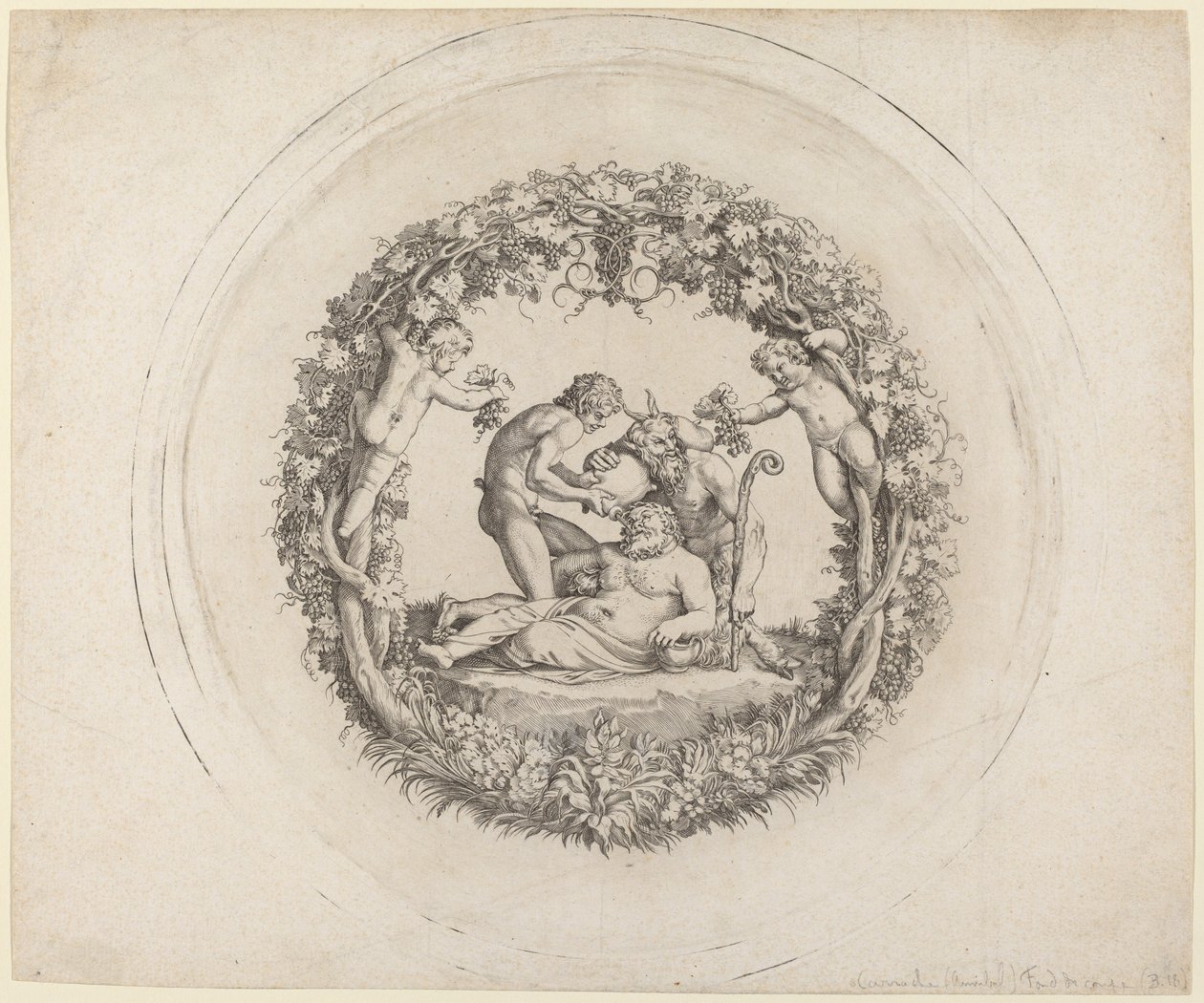 The Drunken Silenus ("Tazza Farnese") od Annibale Carracci