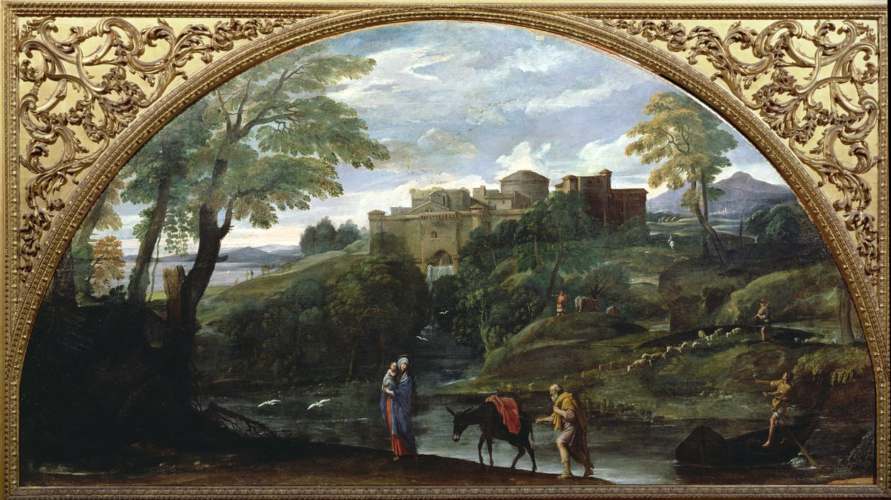 Útěk do Egypta od Annibale Carracci