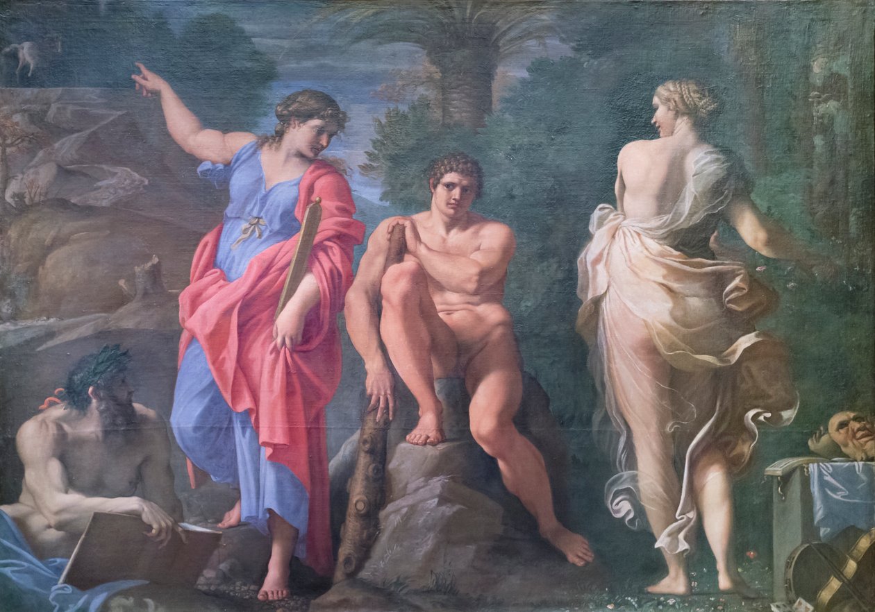 Volba Herkula od Annibale Carracci