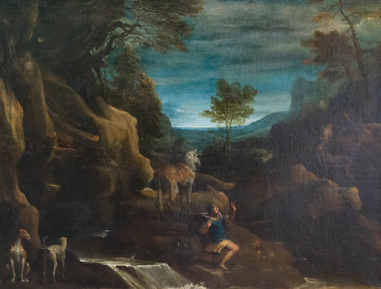 Vize svatého Eustacea od Annibale Carracci