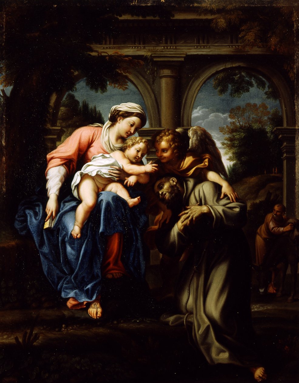 Vize svatého Františka od Annibale Carracci