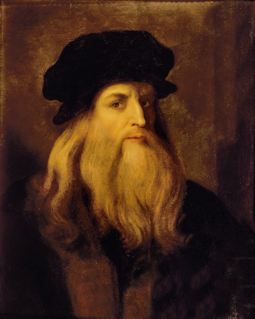 Portrét muže, o němž se předpokládá, že je to Leonardo da Vinci od Unbekannt Unbekannt
