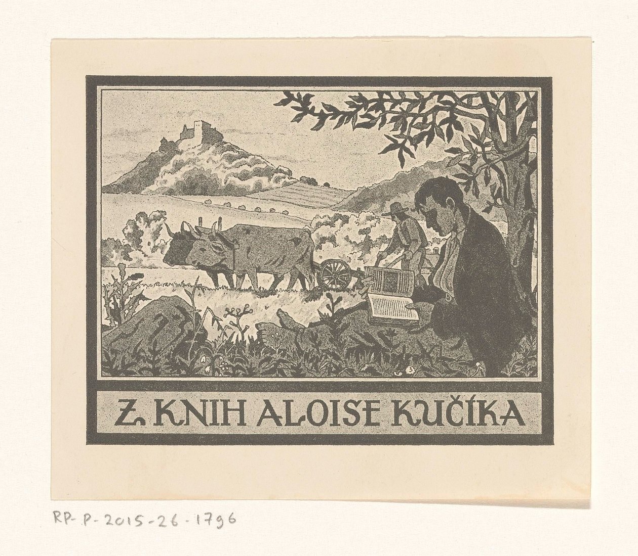 Ex libris van Aloise Kučíka od Anonymous