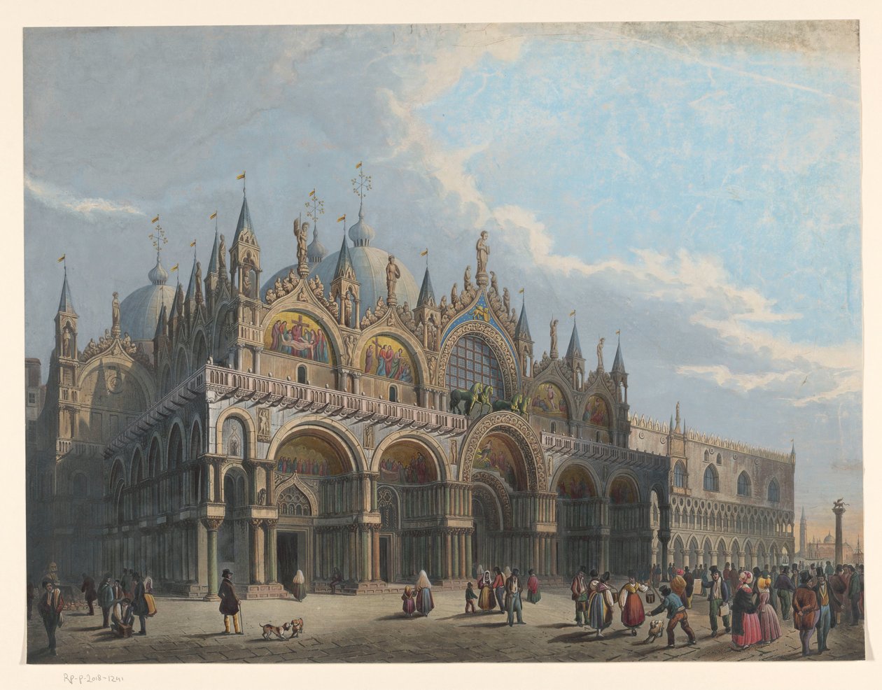 Pohled na baziliku San Marco od Anonymous