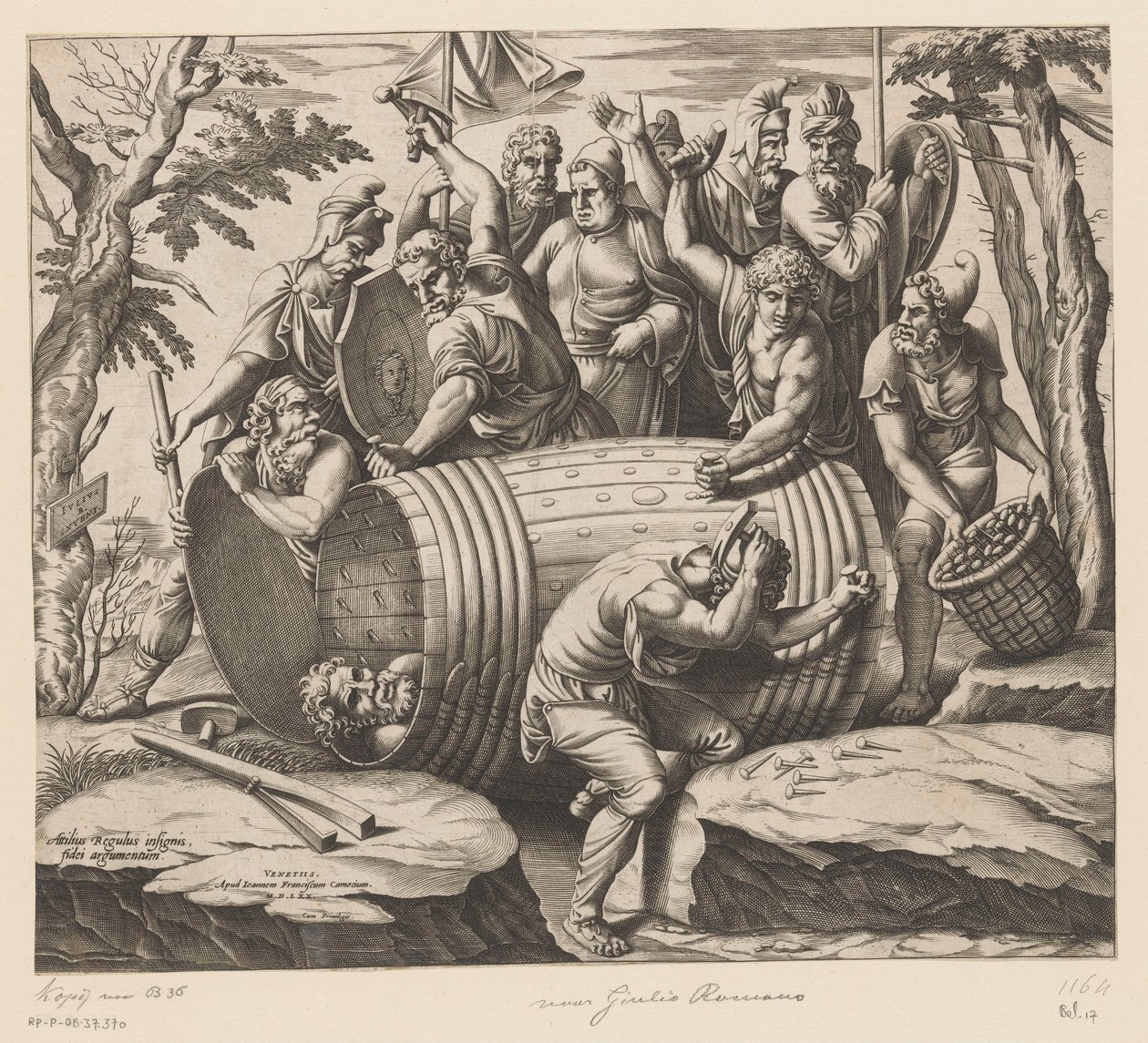Marteldood van Marcus Atilius Regulus od Anonymous