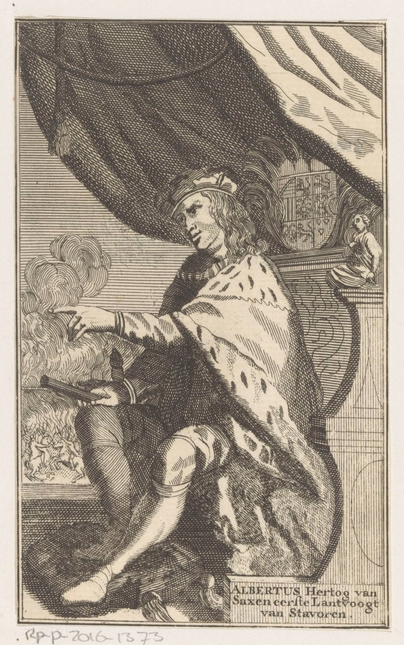 Portrét Albrechta III., vévody saského od Anonymous