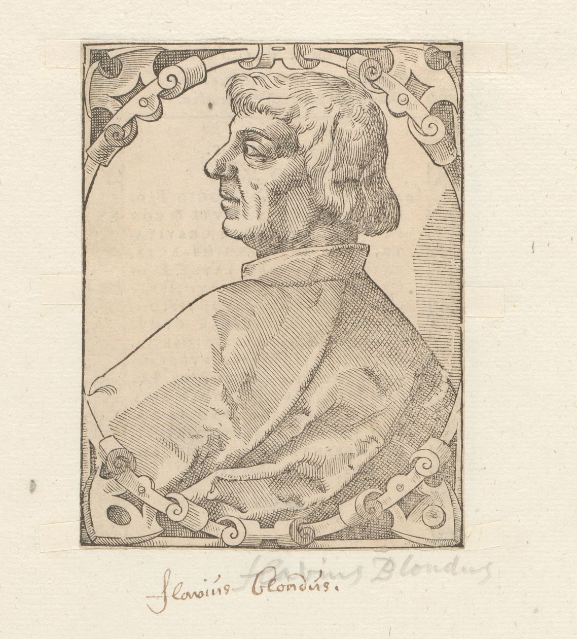 Portrét van Flavio Biondo od Anonymous