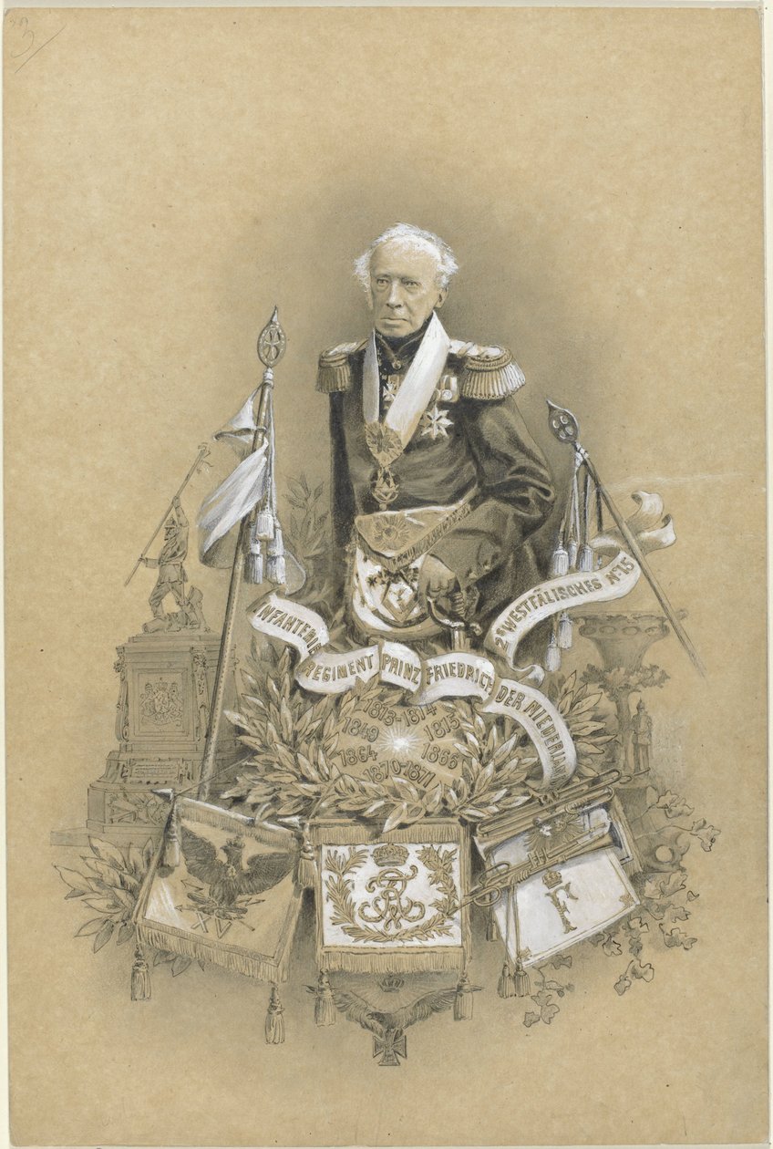 Portrét Frederika, prince nizozemského od Anonymous
