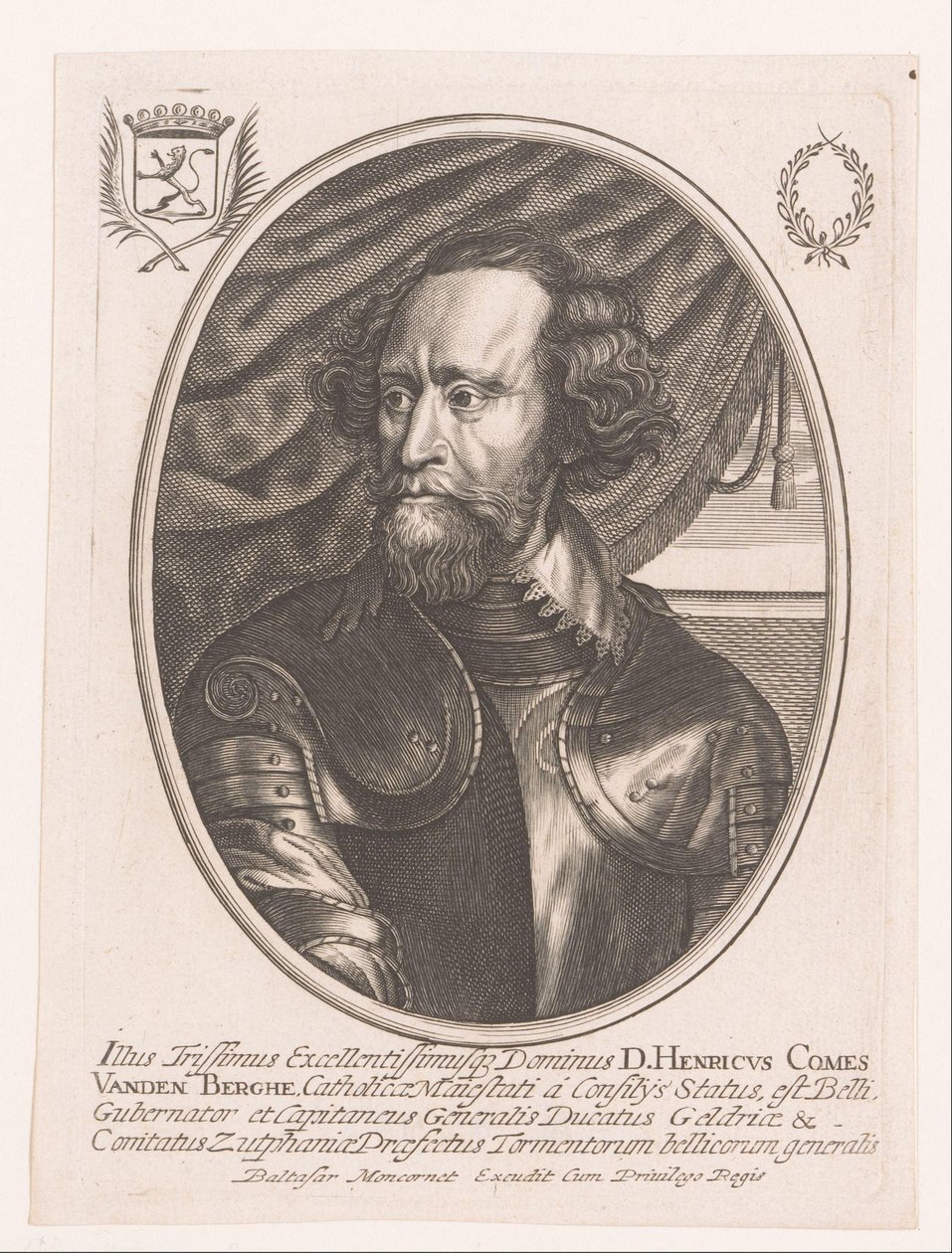 Portrét Hendrika van den Bergha od Anonymous
