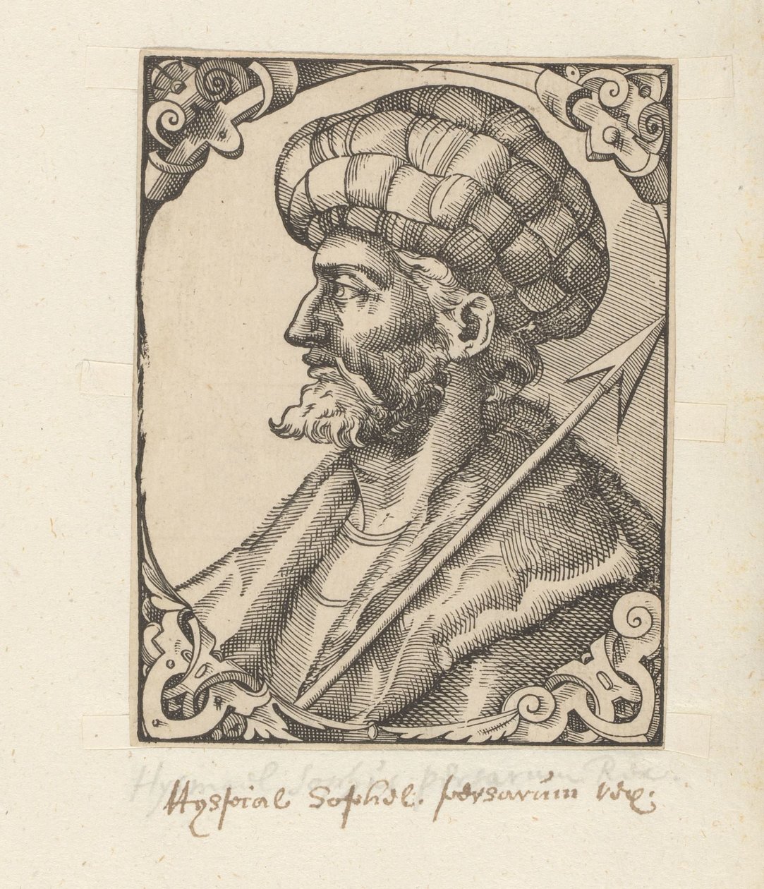 Portrét van Ismail I od Anonymous