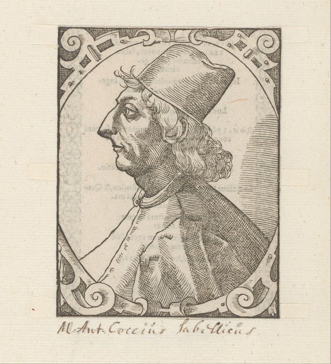 Portrét Marcuse Antonia Coccius Sabellicus od Anonymous