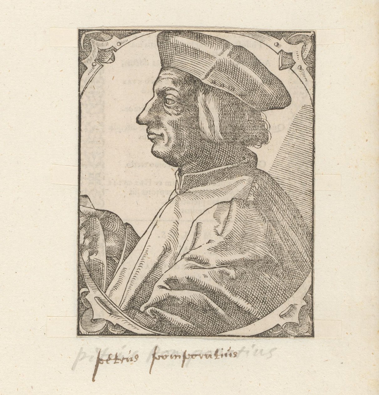 Portrét van Pietro Pomponazzi od Anonymous