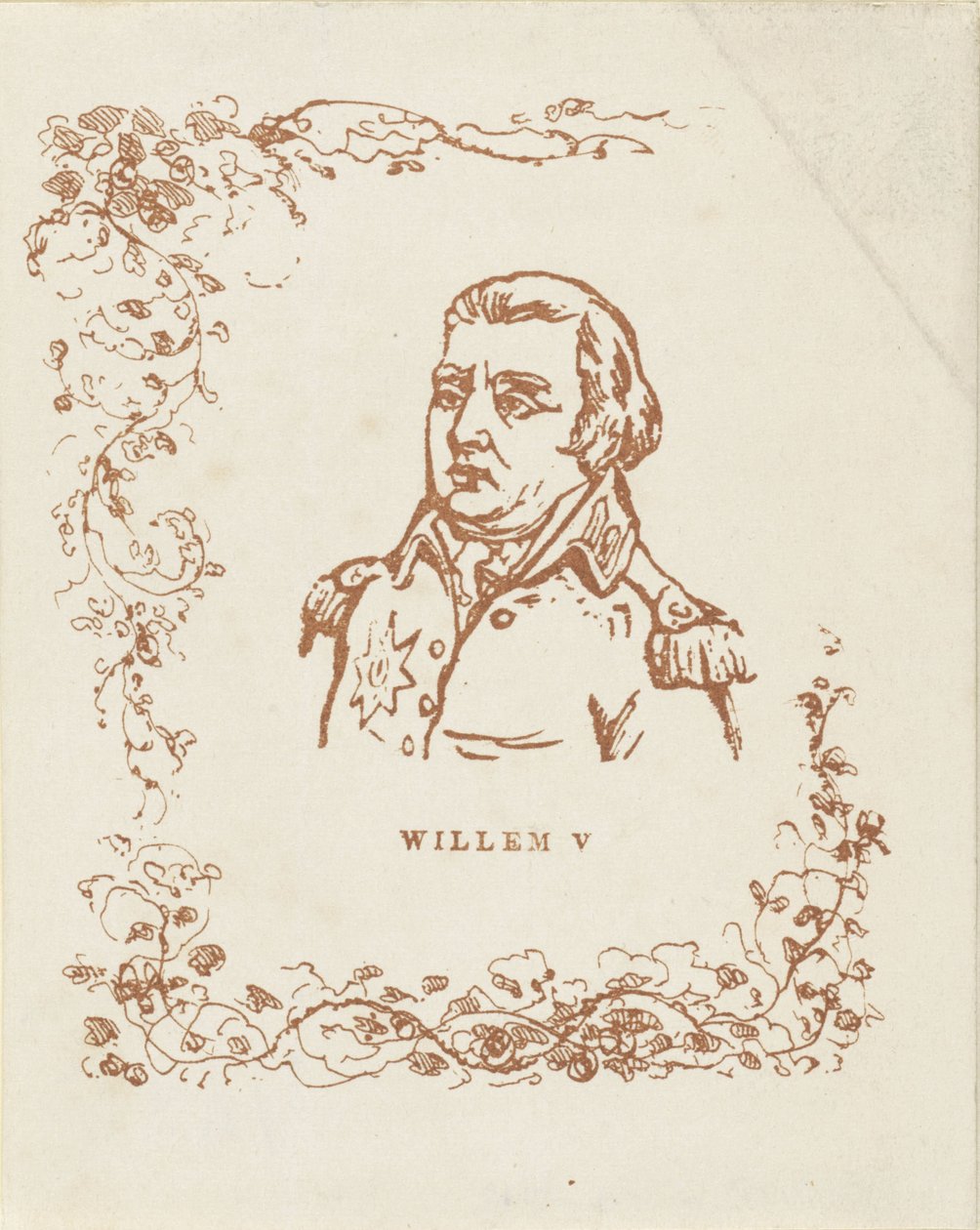 Portrét Williama V., prince z Orange-Nassau od Anonymous