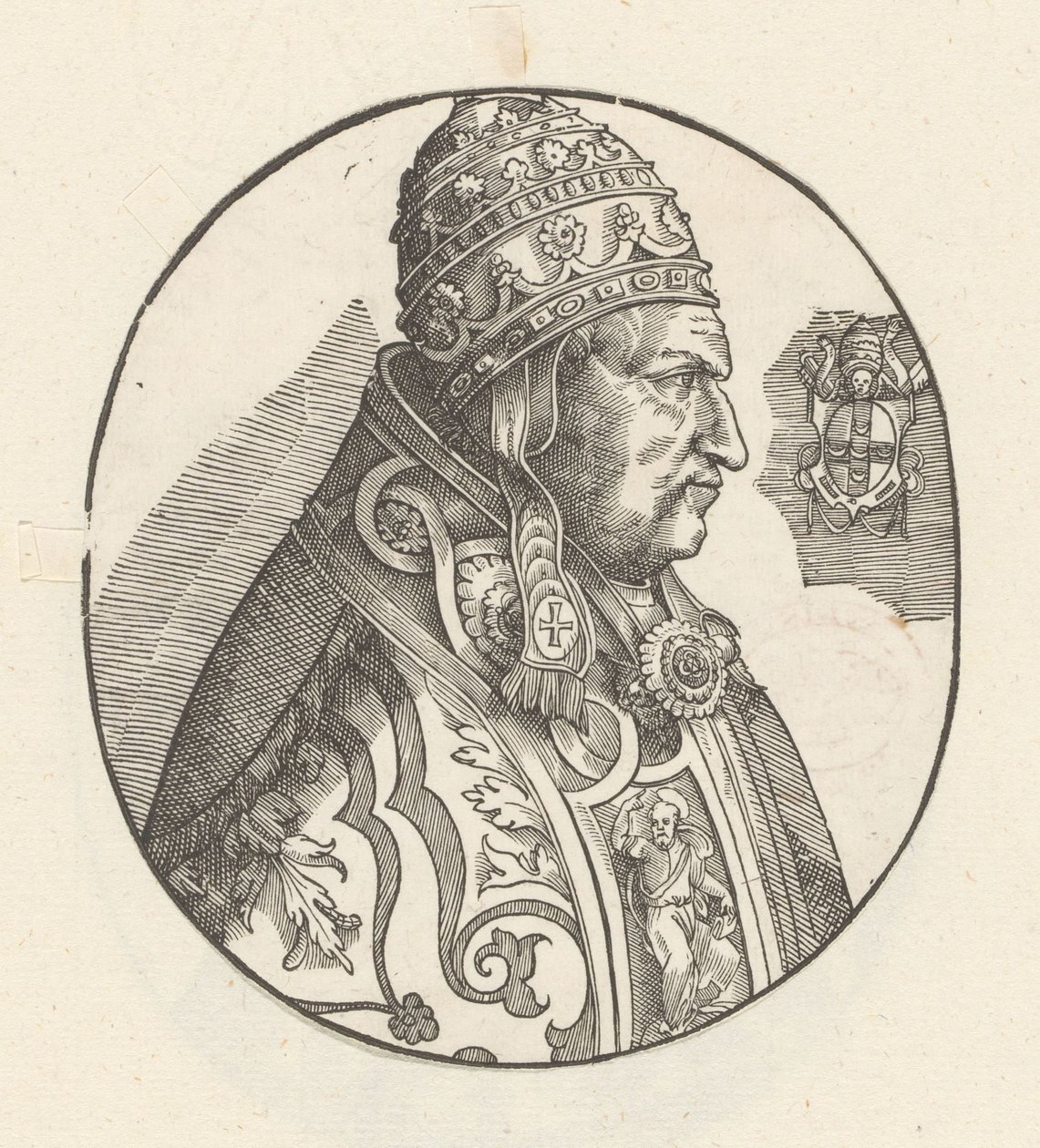 Portrét van paus Pius II od Anonymous