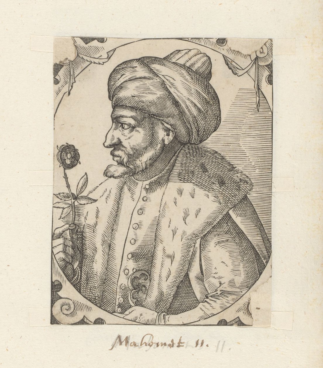 Porter van Sultan Mehmet II od Anonymous